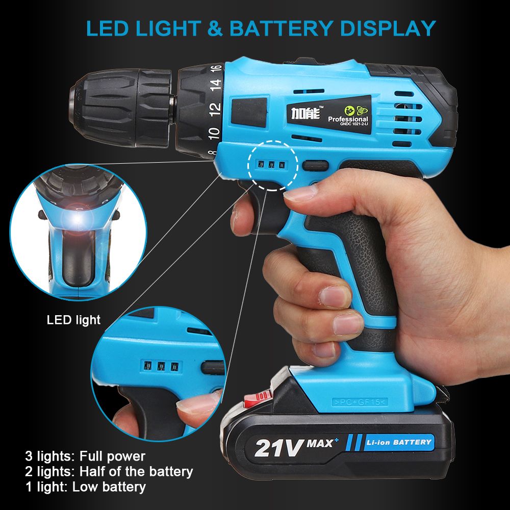 21V-Cordless-Power-Drill-2-Speed-Electric-Screwdriver-with-2-Multipurpose-Li-ion-Batteries-1359287