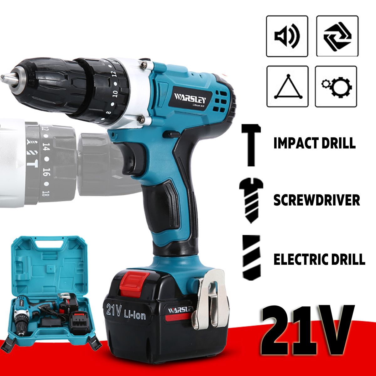 21V-Cordless-Power-Impact-Drill-Rechargeable-2-Speed-Electric-Screwdriver-Driver-with-2-Batteries-1365267