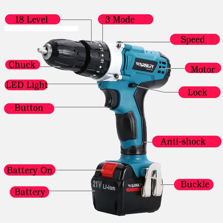 21V-Cordless-Power-Impact-Drill-Rechargeable-2-Speed-Electric-Screwdriver-Driver-with-2-Batteries-1365267