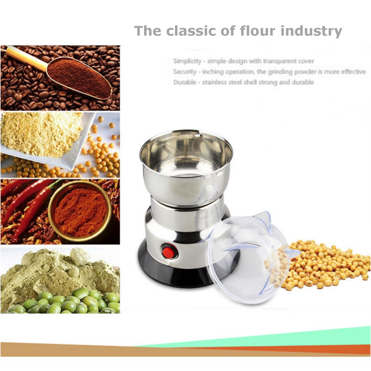 220V-100W-Electric-Herb-Beans-Grain-Coffee-Grinder-Cereal-Mill-Grinding-Machine-1363112