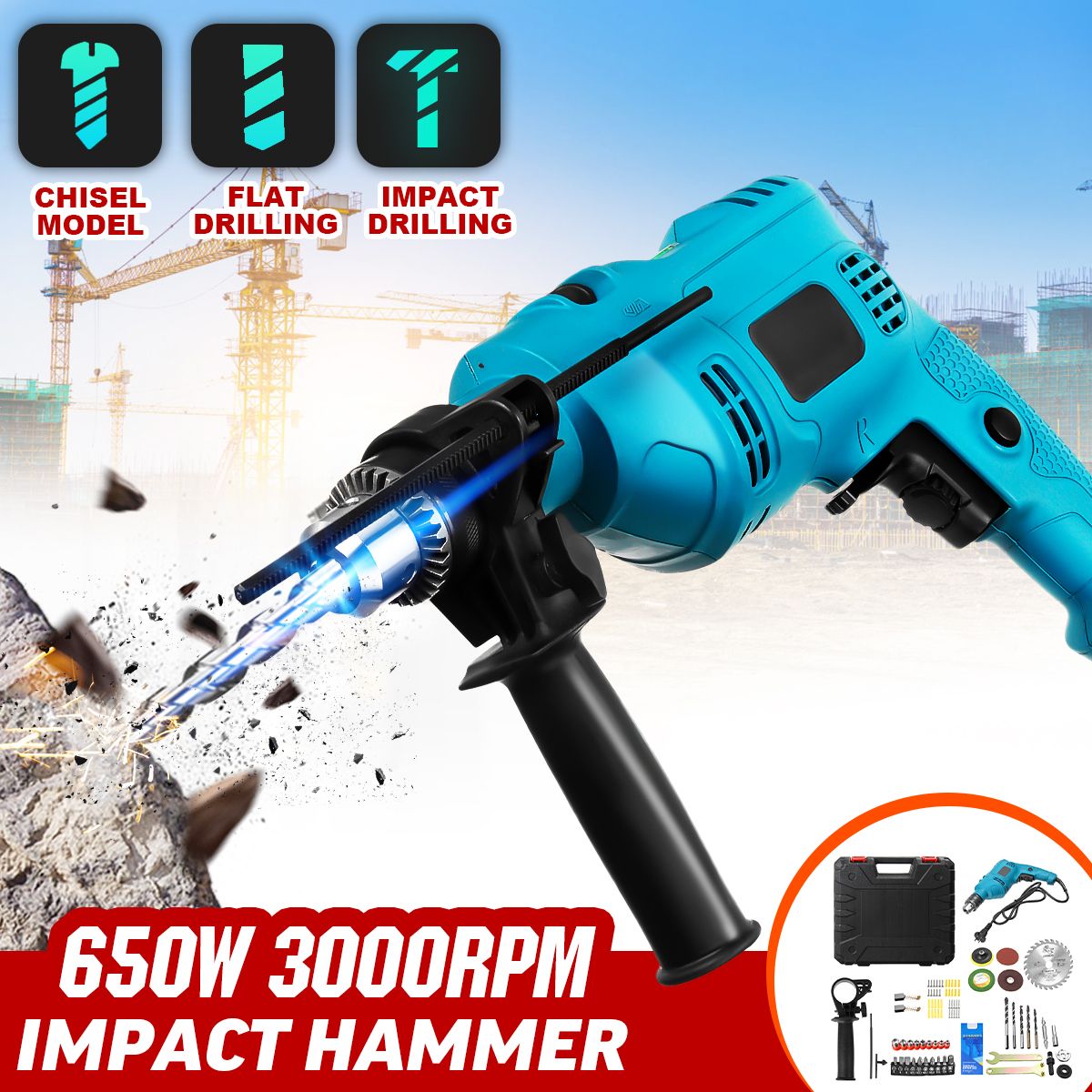 220V-3000RPM-650W-Electric-Impact-Cordless-Wrench-Drill-Hammer-Screwdriver-SET-1555908