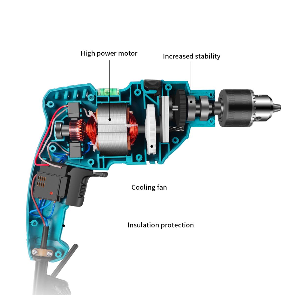 220V-3000RPM-650W-Electric-Impact-Cordless-Wrench-Drill-Hammer-Screwdriver-SET-1555908