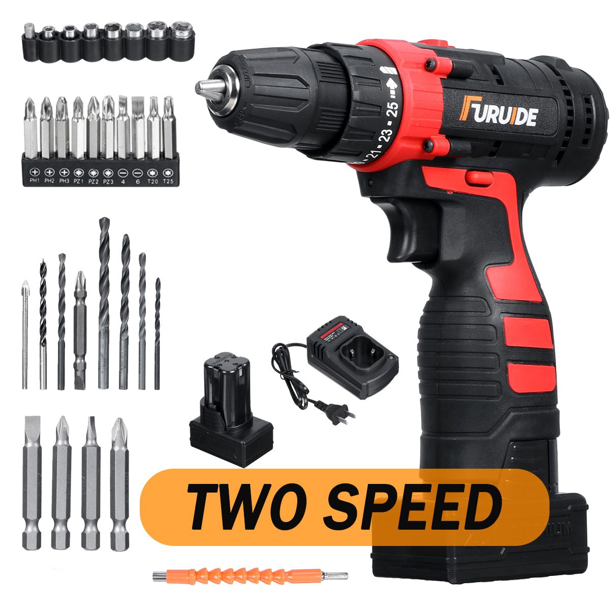 25-V-Drill-2-Speed-Electric-Cordless-Drill-Driver-with-Bits-Set-Batteries-1757270