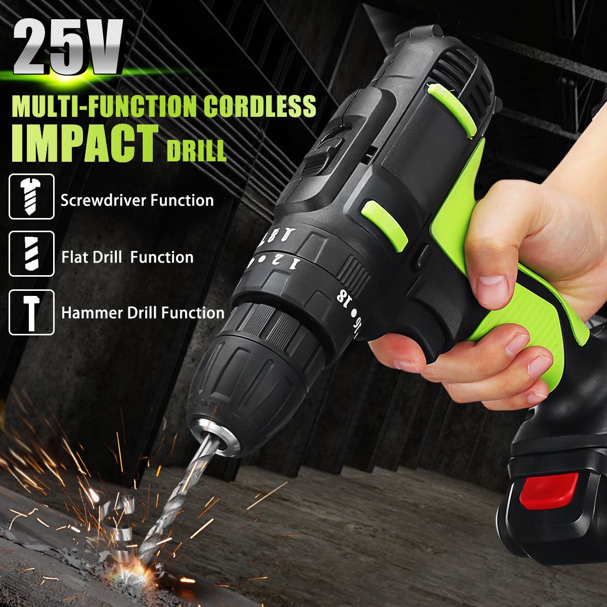 25V-2200mAh-Li-ion-Battery-Cordless-Power-Impact-Drill-Driver-Electric-Screwdriver-1383641