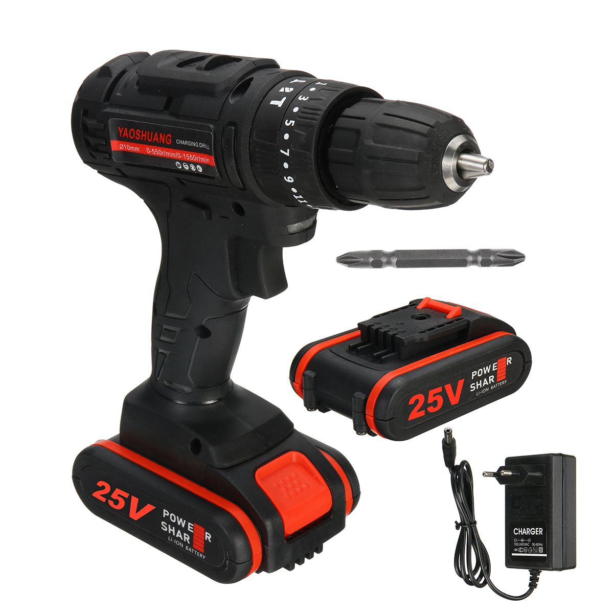 25V-38quot-Cordless-Rechargeable-Electric-Impact-Hammer-Screwdriver-Drill-2-Battery-1632691