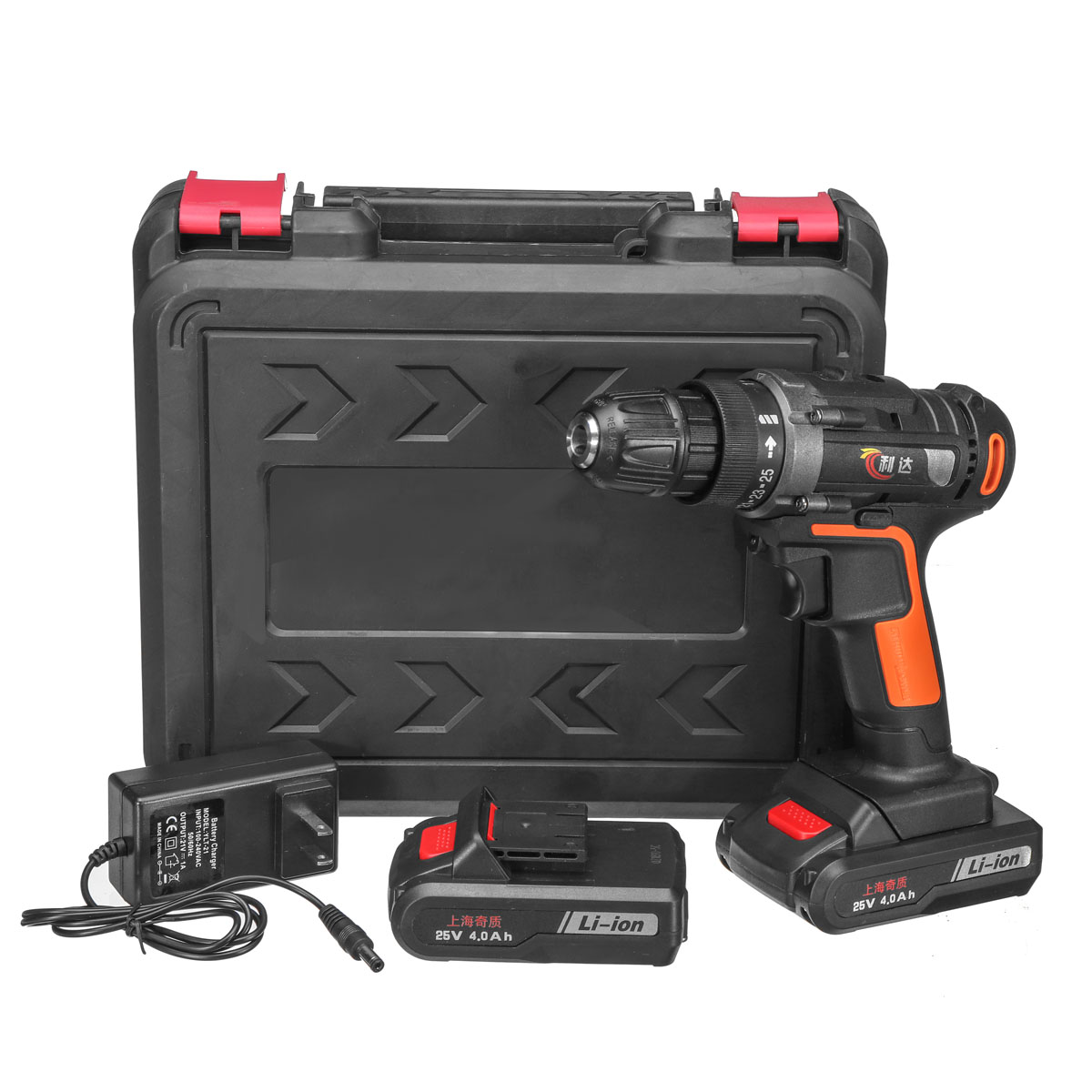 25V-4000mAh-Cordless-Rechargeable-Power-Drill-Driver-Electric-Screwdriver-with-2-Li-ion-Batteries-1396031