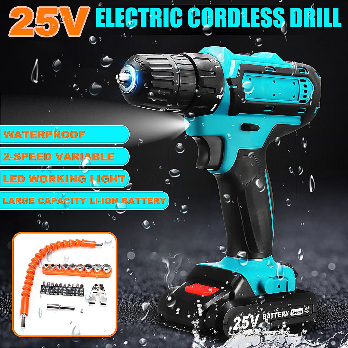 25V-Rechargable-Lithium-Power-Dirlls-Set-Cordless-Electric-Drill-2-Speed-Adjustment-LED-Lighting-Scr-1526379