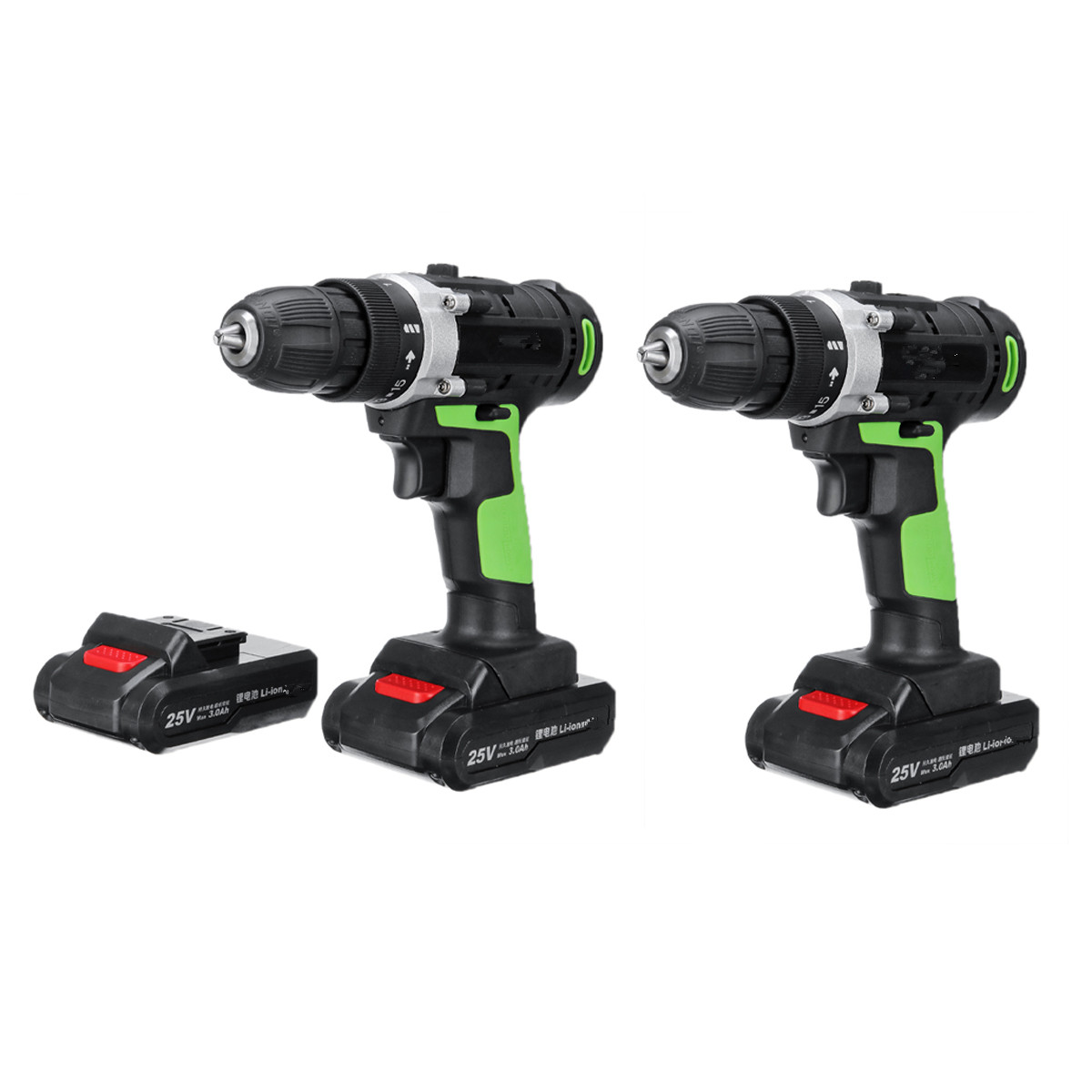25V-Rechargeable-Cordless-Electric-Drill-Screwdriver-W-1-or-2-Lithium-Battery-1500mAh-1430671