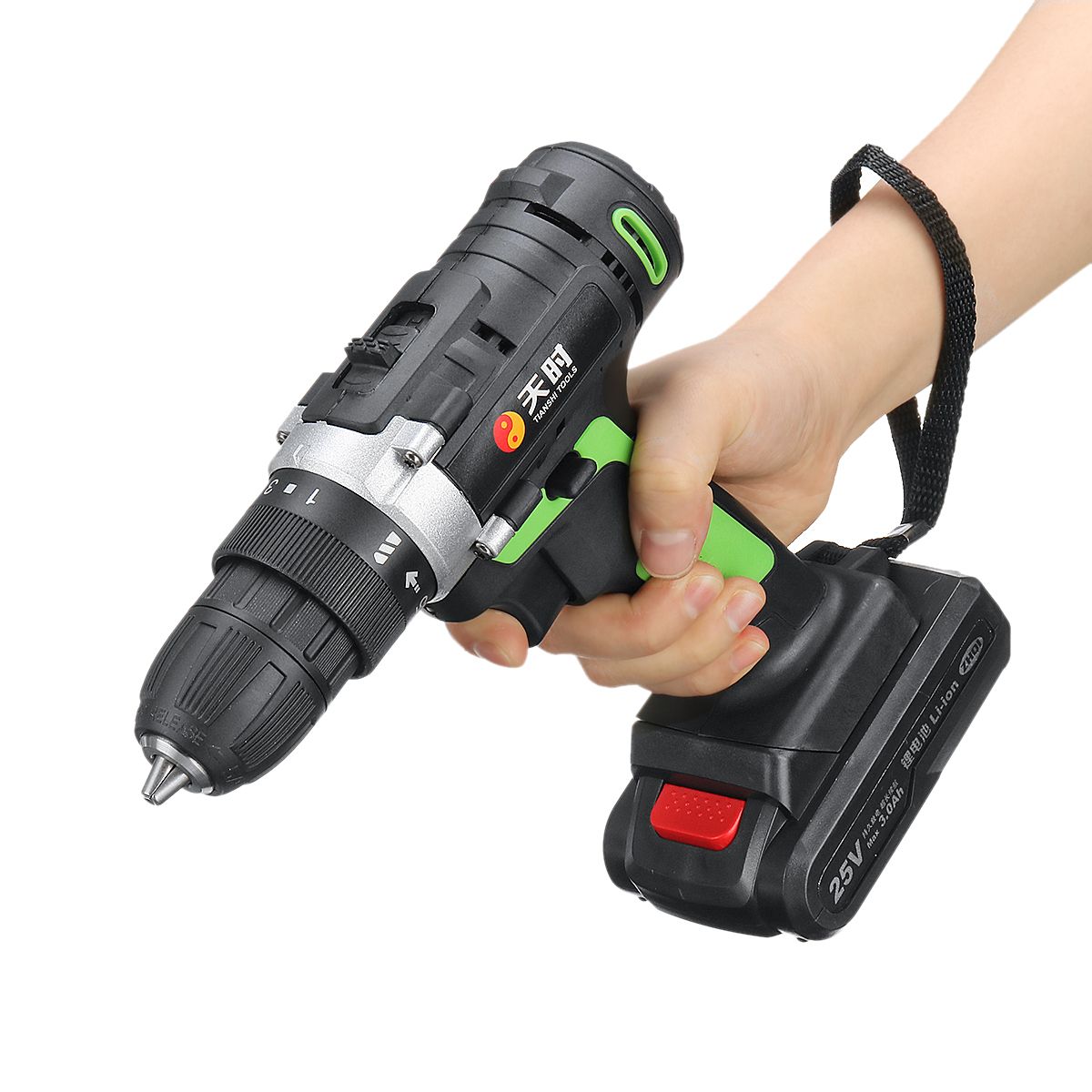 25V-Rechargeable-Cordless-Electric-Drill-Screwdriver-W-1-or-2-Lithium-Battery-1500mAh-1430671