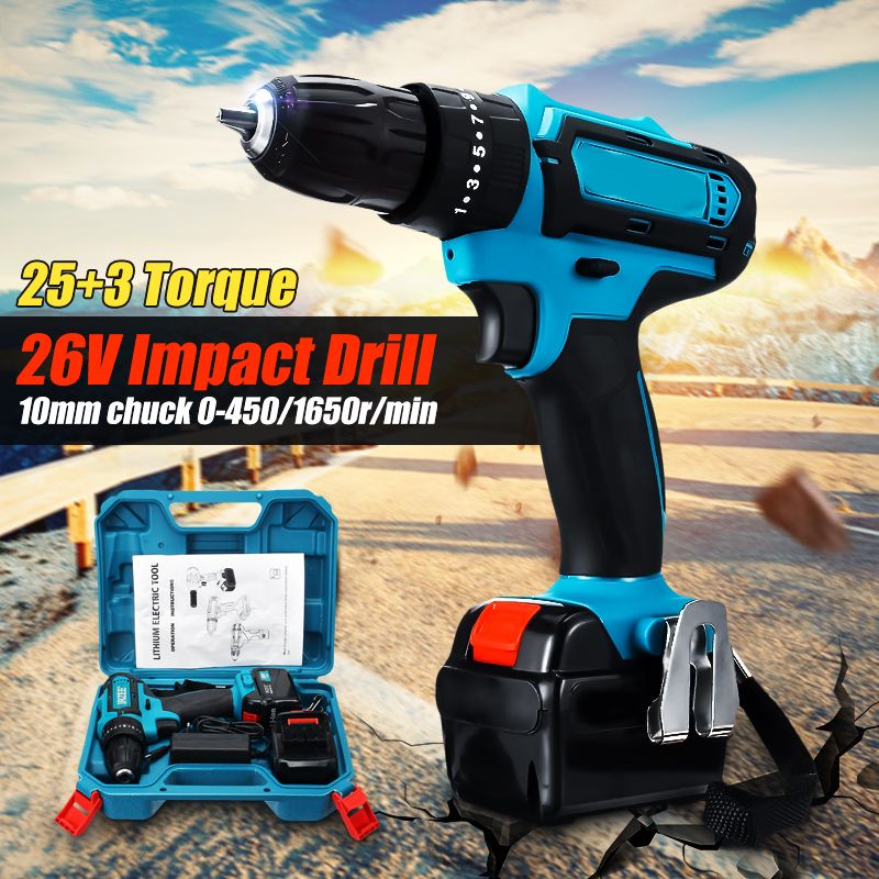 26V-Impact-Drill-Cordless-Electric-Drill-253-Stage-Lithium-Power-Drills-Drilling-Tool-1449053