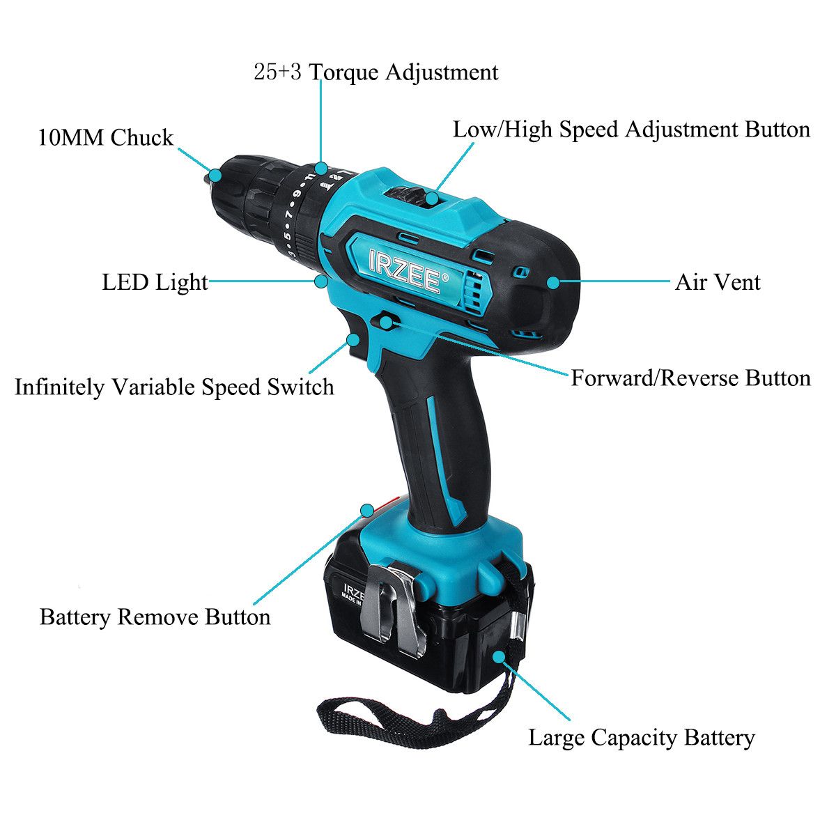 26V-Impact-Drill-Cordless-Electric-Drill-253-Stage-Lithium-Power-Drills-Drilling-Tool-1449053