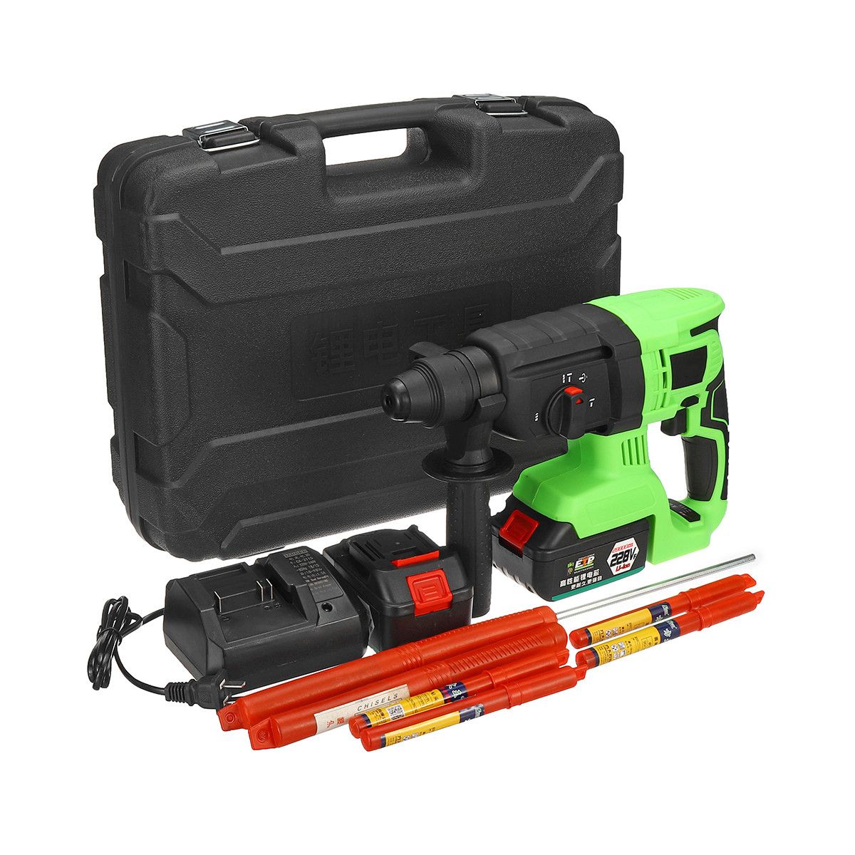 28800mAh-Electric-Brushless-Hammer-Drill-Kit-Cordless-Power-Impact-Drill-W-1-or-2-Lithium-Battery-1466931