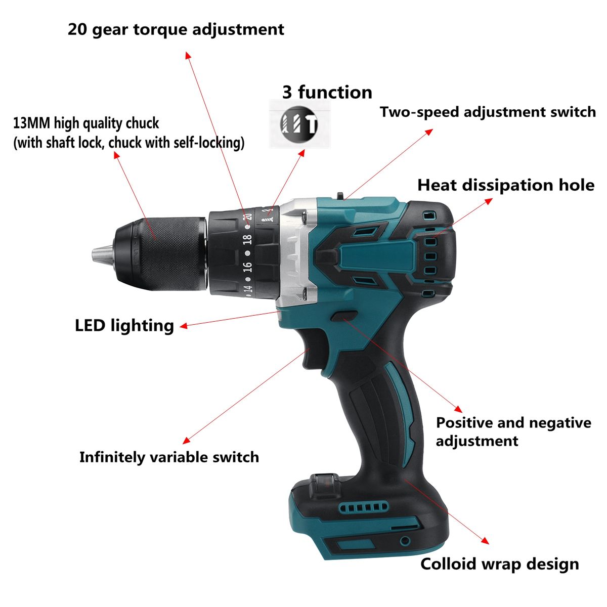 3-IN-1-18V-Brushless-Electric-Drill-Rechargeable-Two-speed-Impact-Drill-For-Makita-18V-Battery-1759771