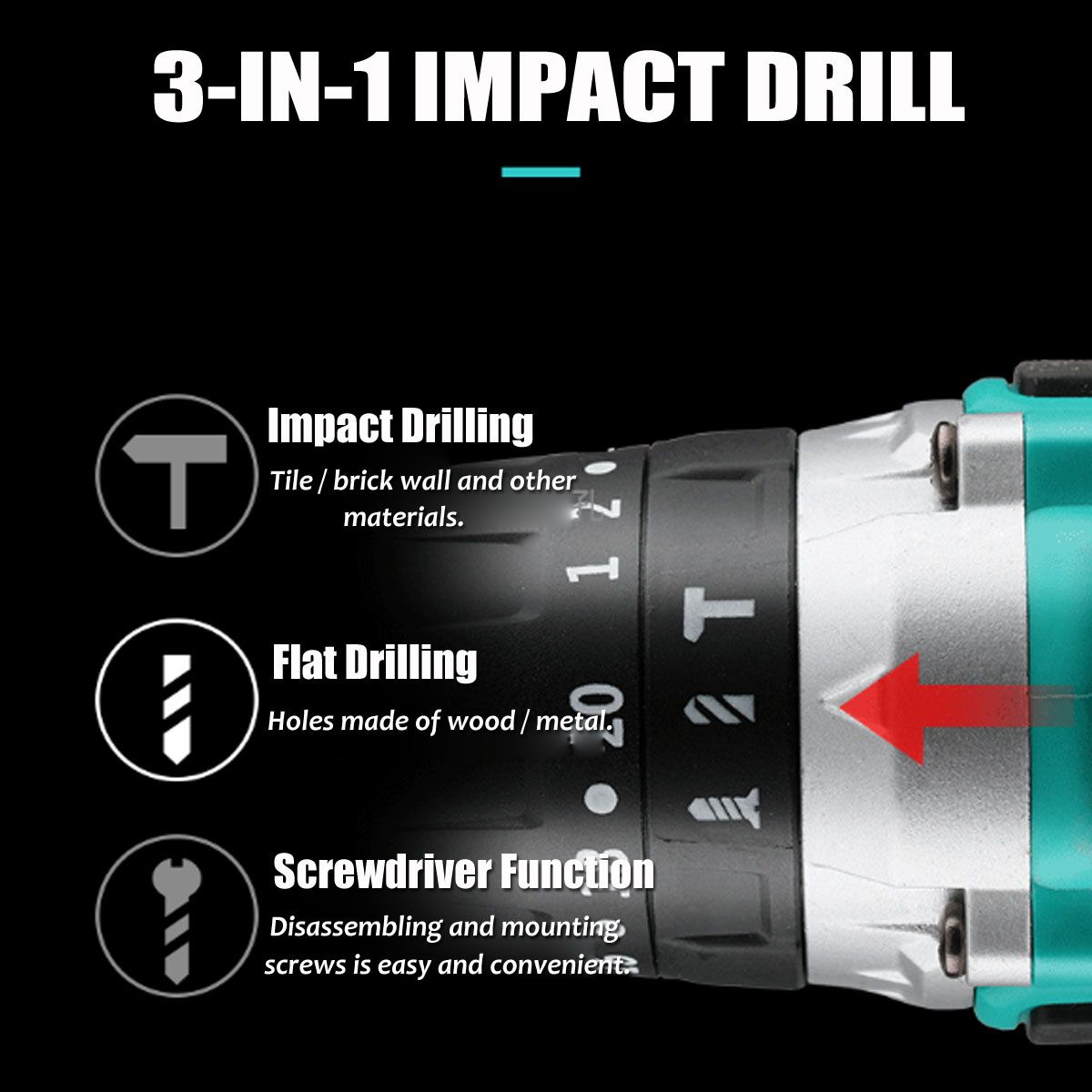3-in-1-Cordless-Impact-Drill-13mm-Rechargeable-Hammer-Drill-Electric-Screwdriver-For-18V-Battery-1647483