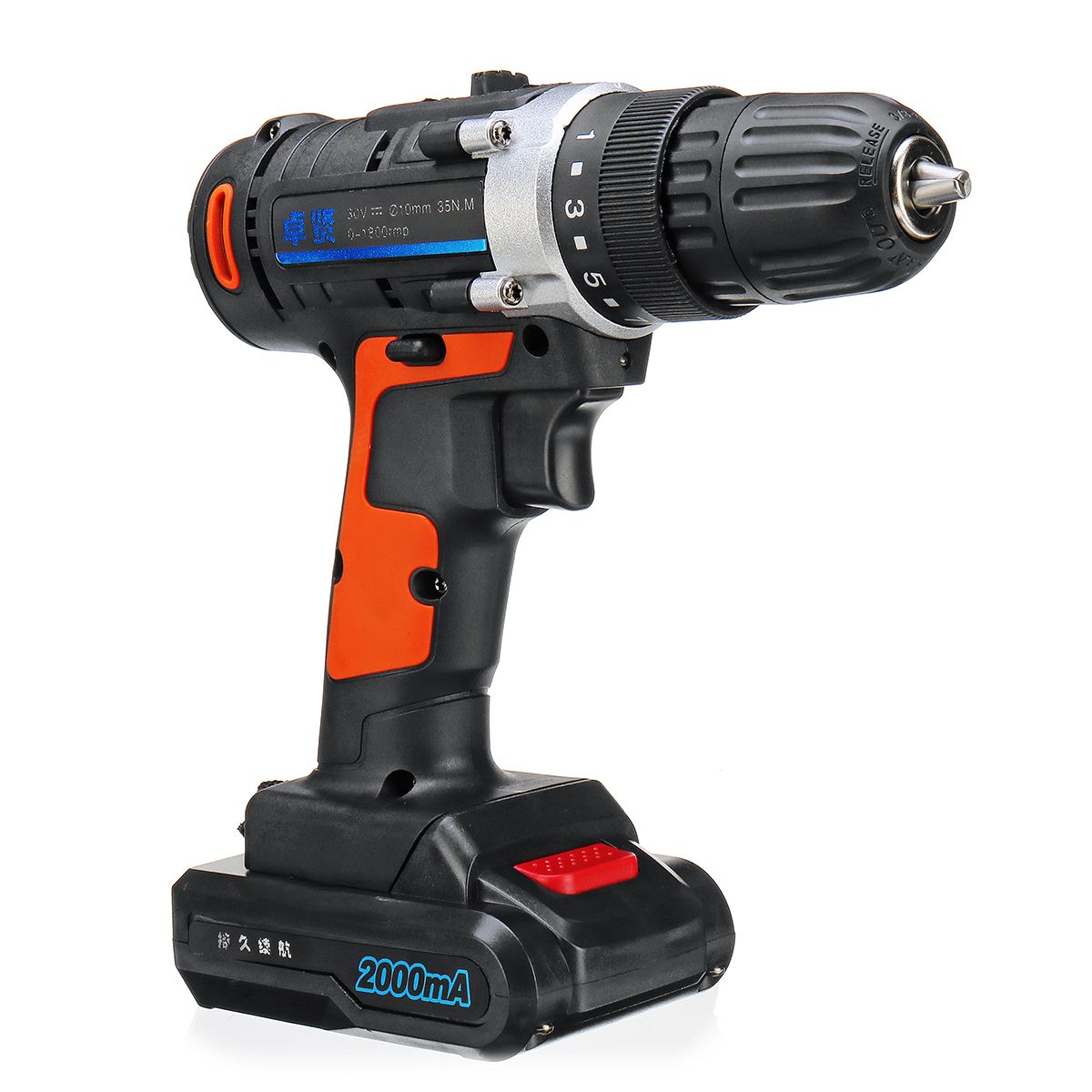 30V-Cordless-Rechargeable-Power-Drill-Driver-Electric-Screwdriver-with-2-Li-ion-Batteries-1393459