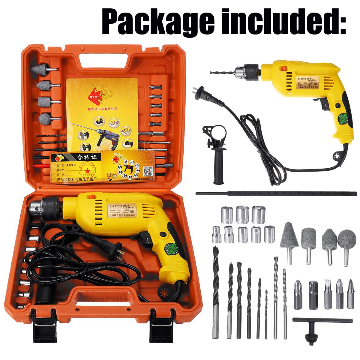 32Pcs-Electric-Hammer-Drill-Set-1880W-220V-Power-Impact-Drill-13mm-Keyless-Drill-Set-1466926