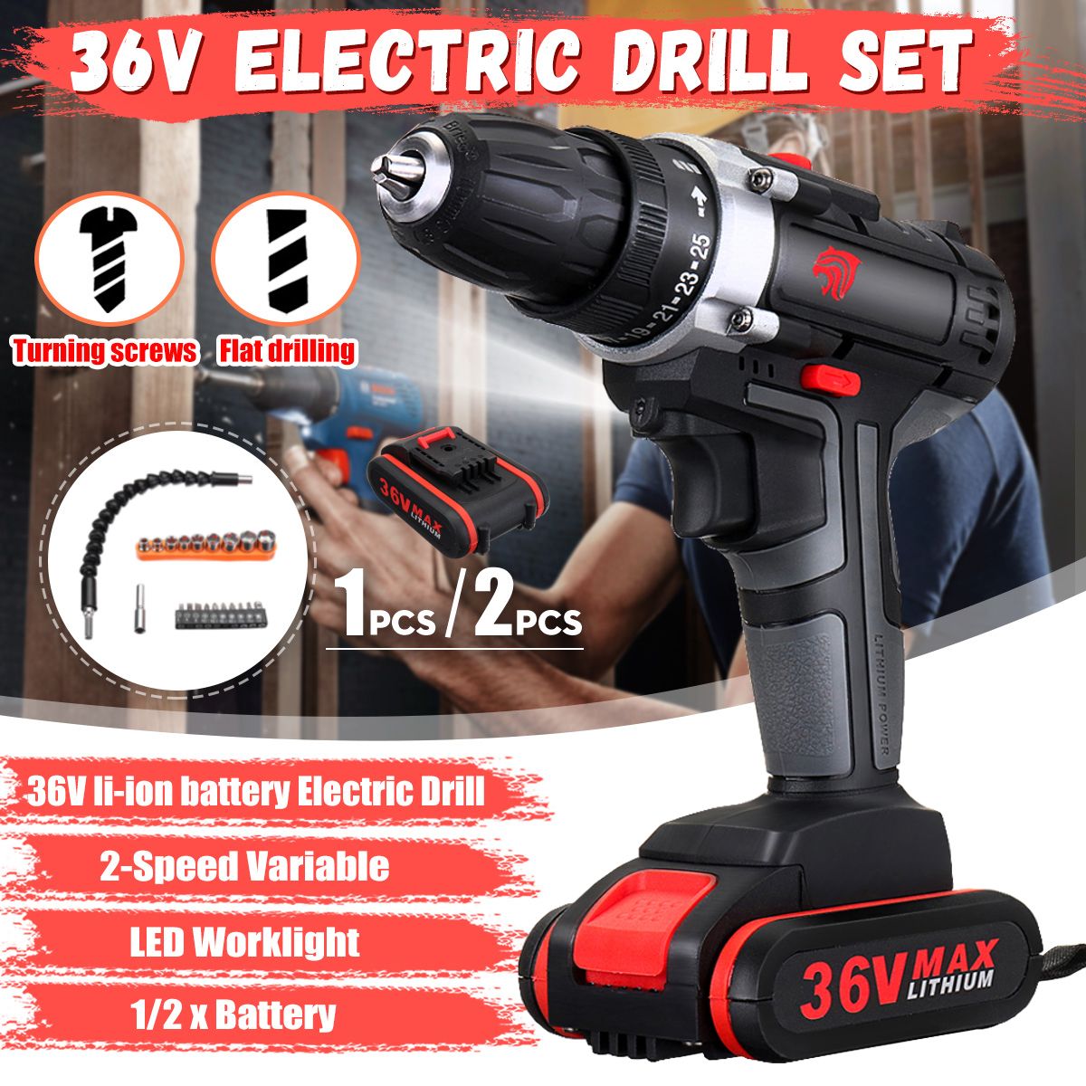 36V-Electric-Cordless-Drill-28NM-Brushless-Screwdriver-With-LED-Rechargeable-Battery-1425092