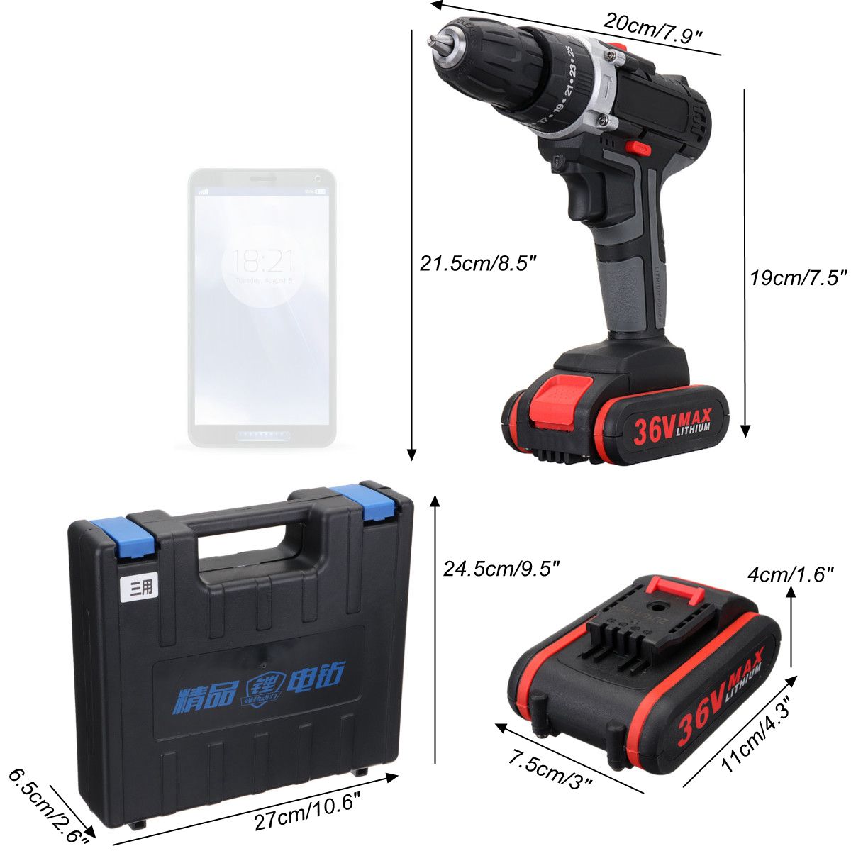 36V-Electric-Cordless-Drill-28NM-Brushless-Screwdriver-With-LED-Rechargeable-Battery-1425092