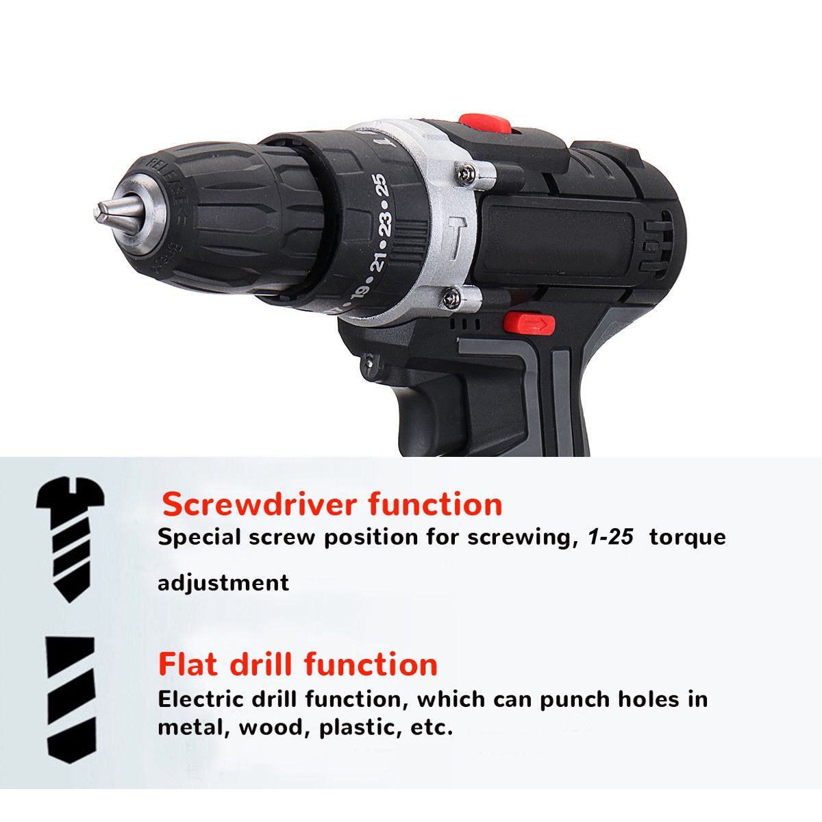 36V-Electric-Cordless-Drill-28NM-Brushless-Screwdriver-With-LED-Rechargeable-Battery-1425092