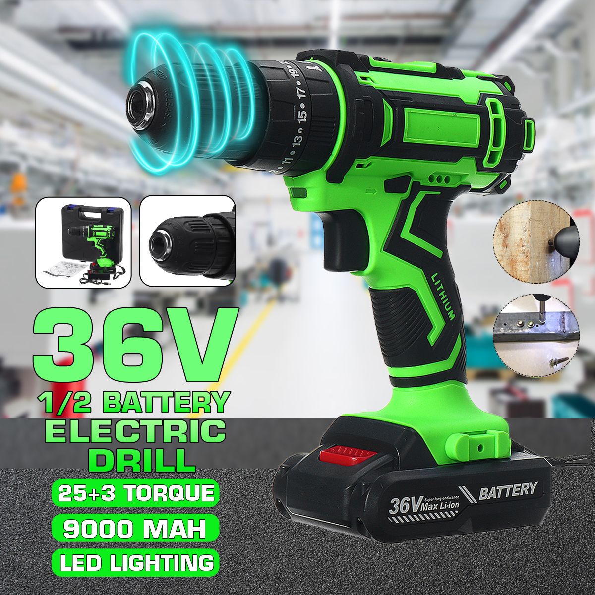 36V-Electric-Hand-Drill-Driver-253-Torque-Setting-Power-Drilling-DIY-Work-W-1-Or-2-Li-ion-battery-1582717