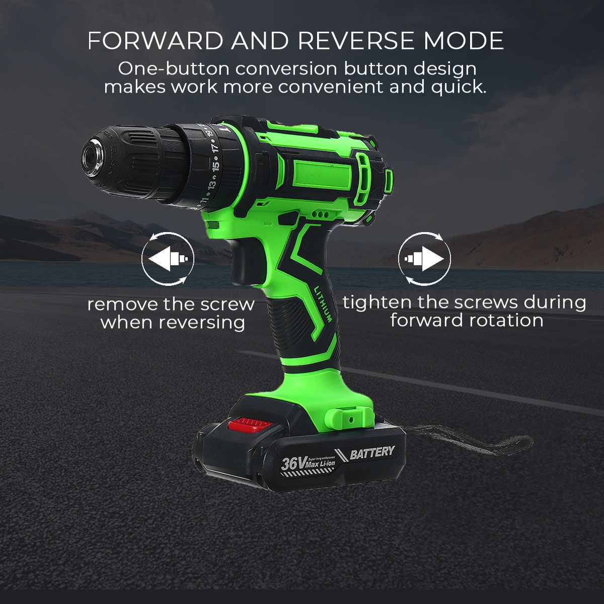 36V-Electric-Hand-Drill-Driver-253-Torque-Setting-Power-Drilling-DIY-Work-W-1-Or-2-Li-ion-battery-1582717