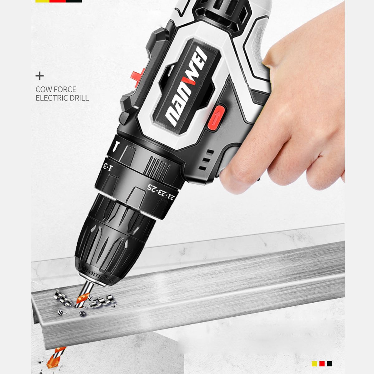 42VF-51500mah-Electric-Drill-Driver-2-Speed-36NM-Power-Drills-W-1-or-2-Battery-253-Torque-DIY-Powerf-1586341