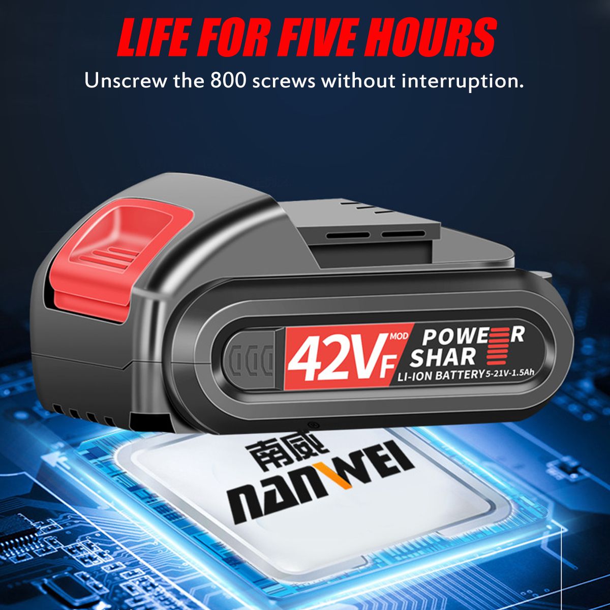 42VF-51500mah-Electric-Drill-Driver-2-Speed-36NM-Power-Drills-W-1-or-2-Battery-253-Torque-DIY-Powerf-1586341