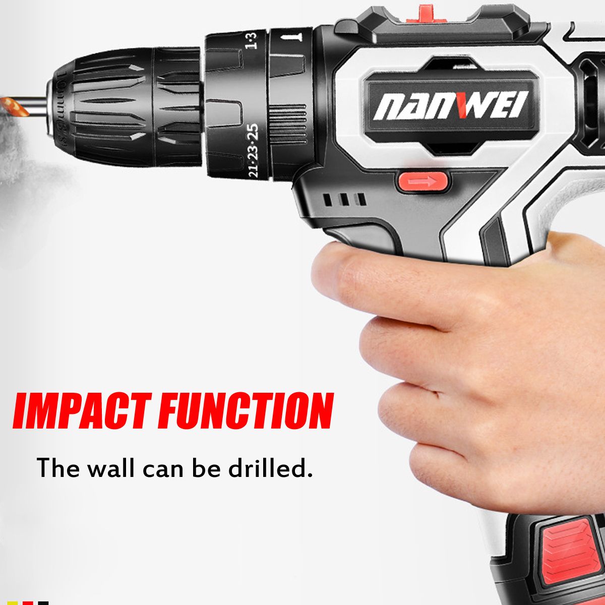 42VF-51500mah-Electric-Drill-Driver-2-Speed-36NM-Power-Drills-W-1-or-2-Battery-253-Torque-DIY-Powerf-1586341