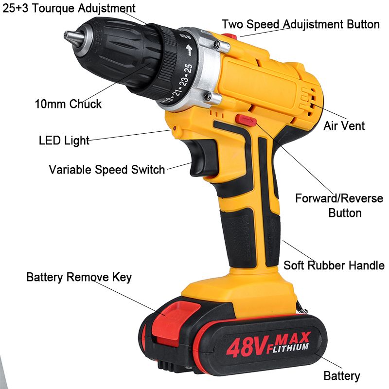 48V-1300mAh-Cordless-Electric-Drill-253-Gear-Electric-Screw-Driver-Drill-With-1-Or-2-Battery-1595597