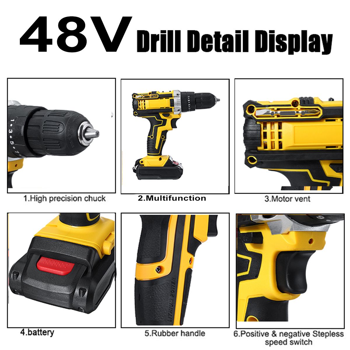 48V-2-Speed-Electric-Drill-Li-Ion-Rechargeable-Power-Hand-Drill-18-Gear-With-LED-Working-Light-Forwa-1605260