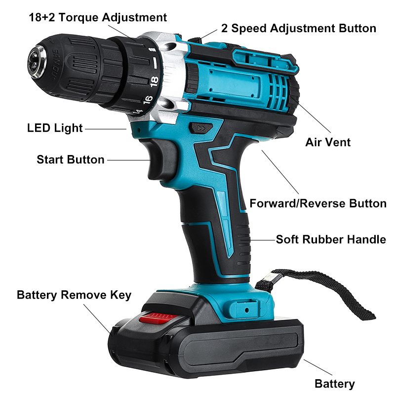 48V-Electric-Drill-Driver-Power-Drills-W-1-Or-2-Battery-LED-Light-18--2-Speed-ForwardReverse-switch-1621870