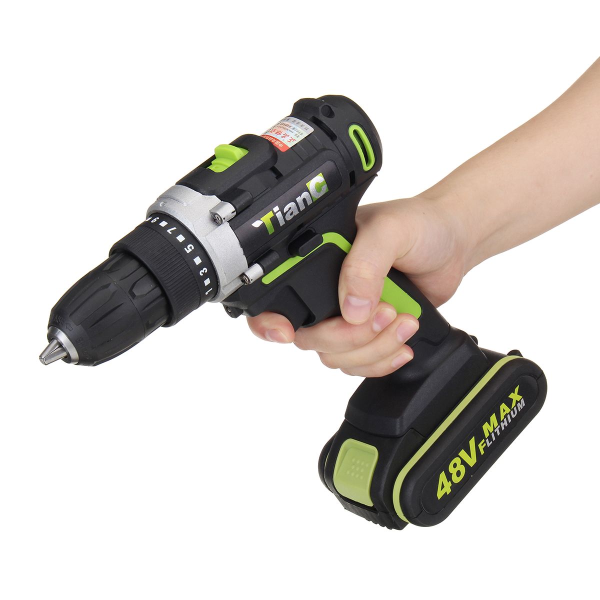 48V-Electric-Power-Cordless-Drill-Screwdriver-Woodworking-Tool-with-12pcs-Rechargeable-Batteries-1455935