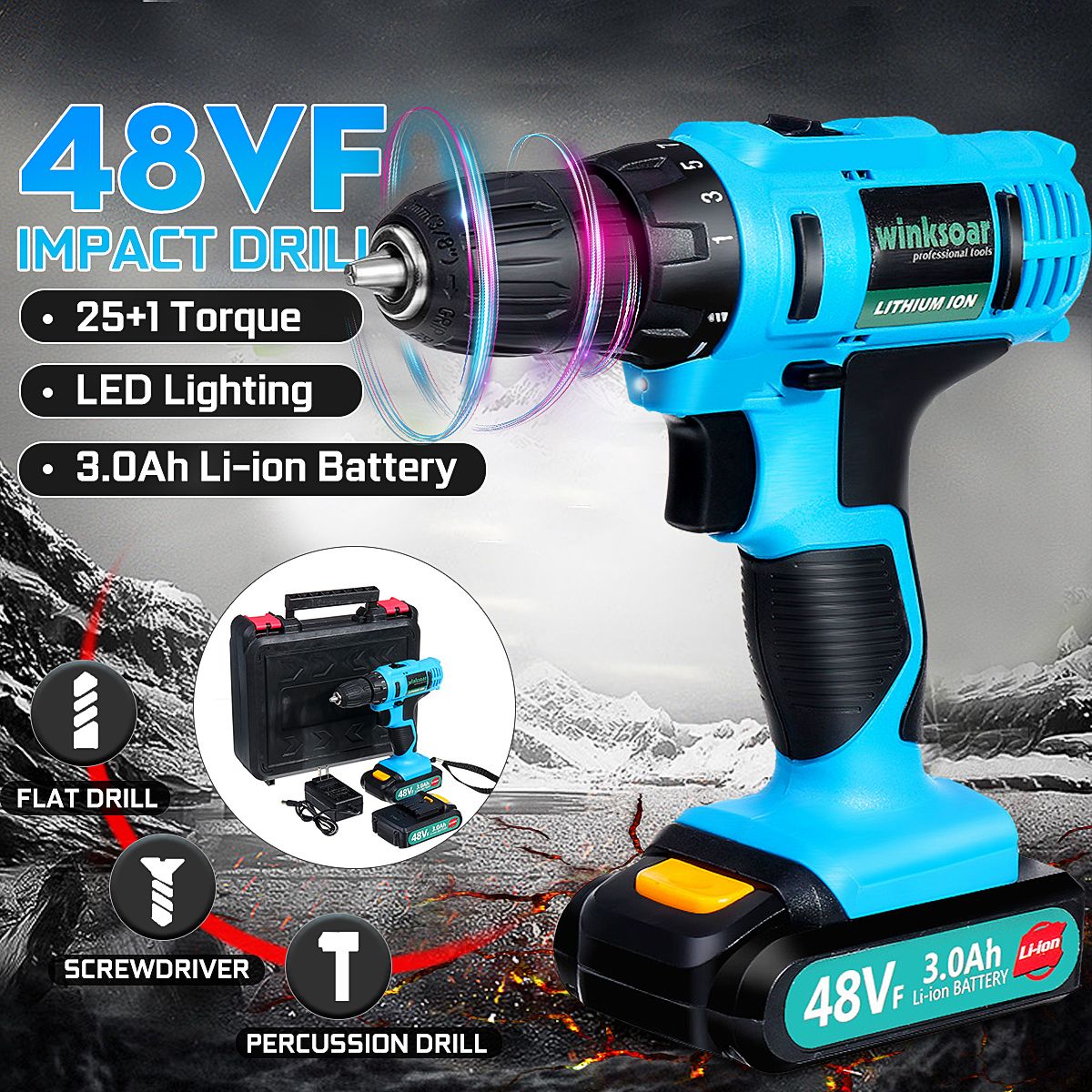 48VF-3000mAh-Electric-Drill-Cordless-Rechargeable-Power-Screwdriver-251-Torque-W-1-or-2-Li-ion-Batte-1511872