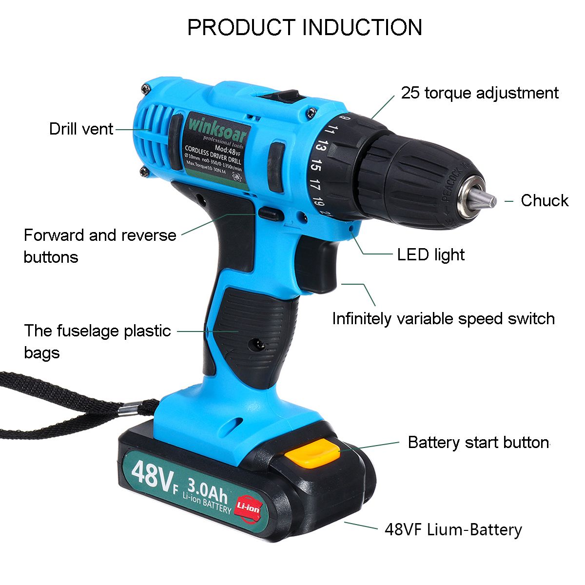 48VF-3000mAh-Electric-Drill-Cordless-Rechargeable-Power-Screwdriver-251-Torque-W-1-or-2-Li-ion-Batte-1511872