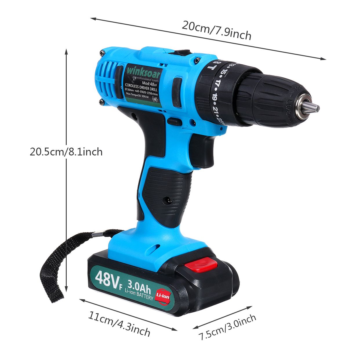 48VF-3000mAh-Electric-Impact-Drill-Rechargeable-Power-Screwdriver-251-Torque-W-1-or-2-Li-ion-Battery-1515342