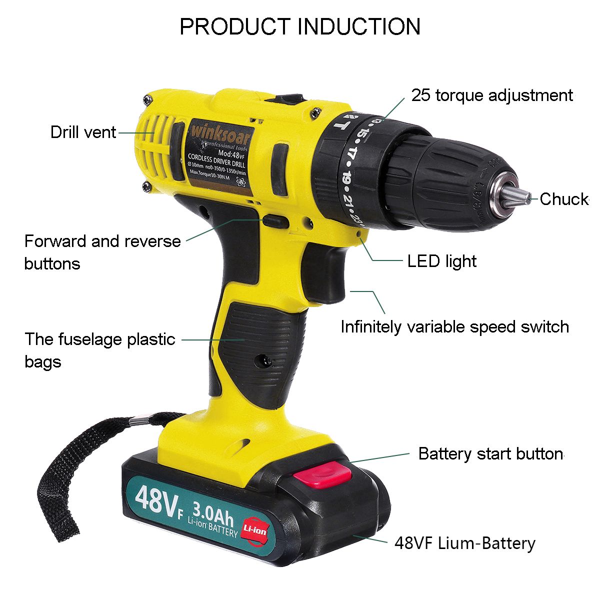 48VF-3000mAh-Electric-Screwdriver-Rechargeable-Power-Impact-Drill-251-Torque-W-1-or-2-Li-ion-Battery-1510743