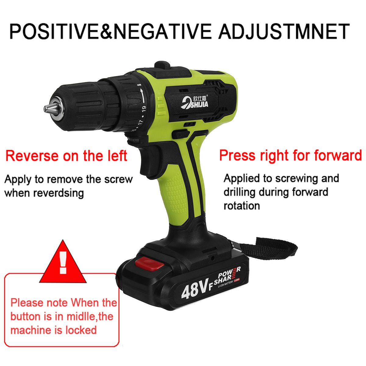 48VF-Cordless-Electric-Drill-Screwdriver-Driver-W-1-or-2-Li-ion-Battery-1707933