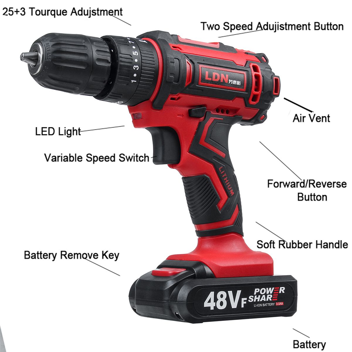48VF-Cordless-Electric-Impact-Drill-Rechargeable-Drill-Screwdriver-W-1-or-2-Li-ion-Battery-1700826