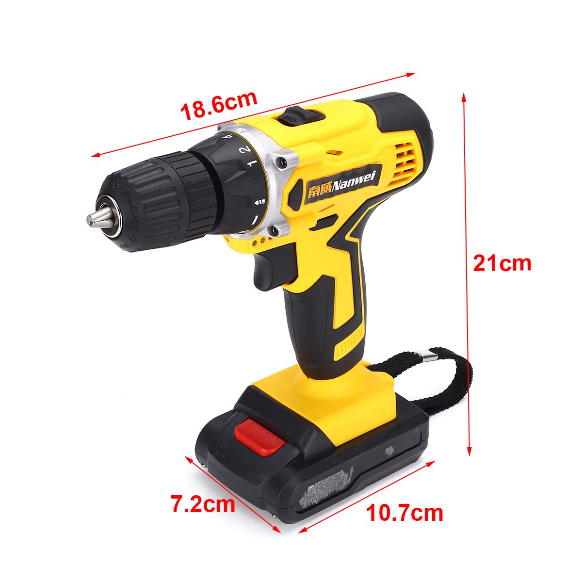 48VF-Electric-Cordless-Drill-Driver-Screwdriver-LED-Light-2-speed-Power-Drill-w-1-or-2-Battery-1471954