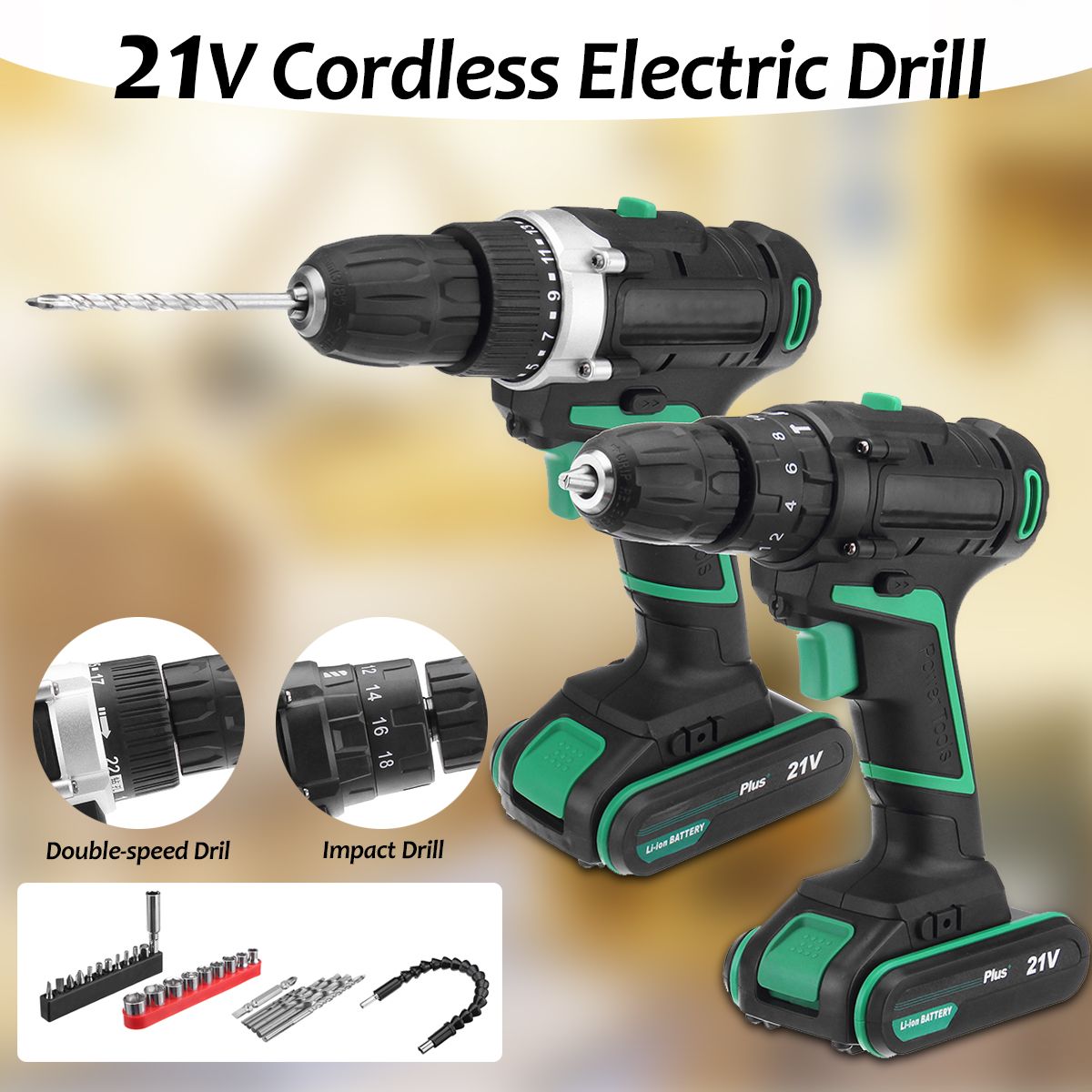 AC100-240V-Li-ion-Cordless-Electric-Screwdriver-Power-Drills-1-Battery-1-Charger-With-Accessories-1285827