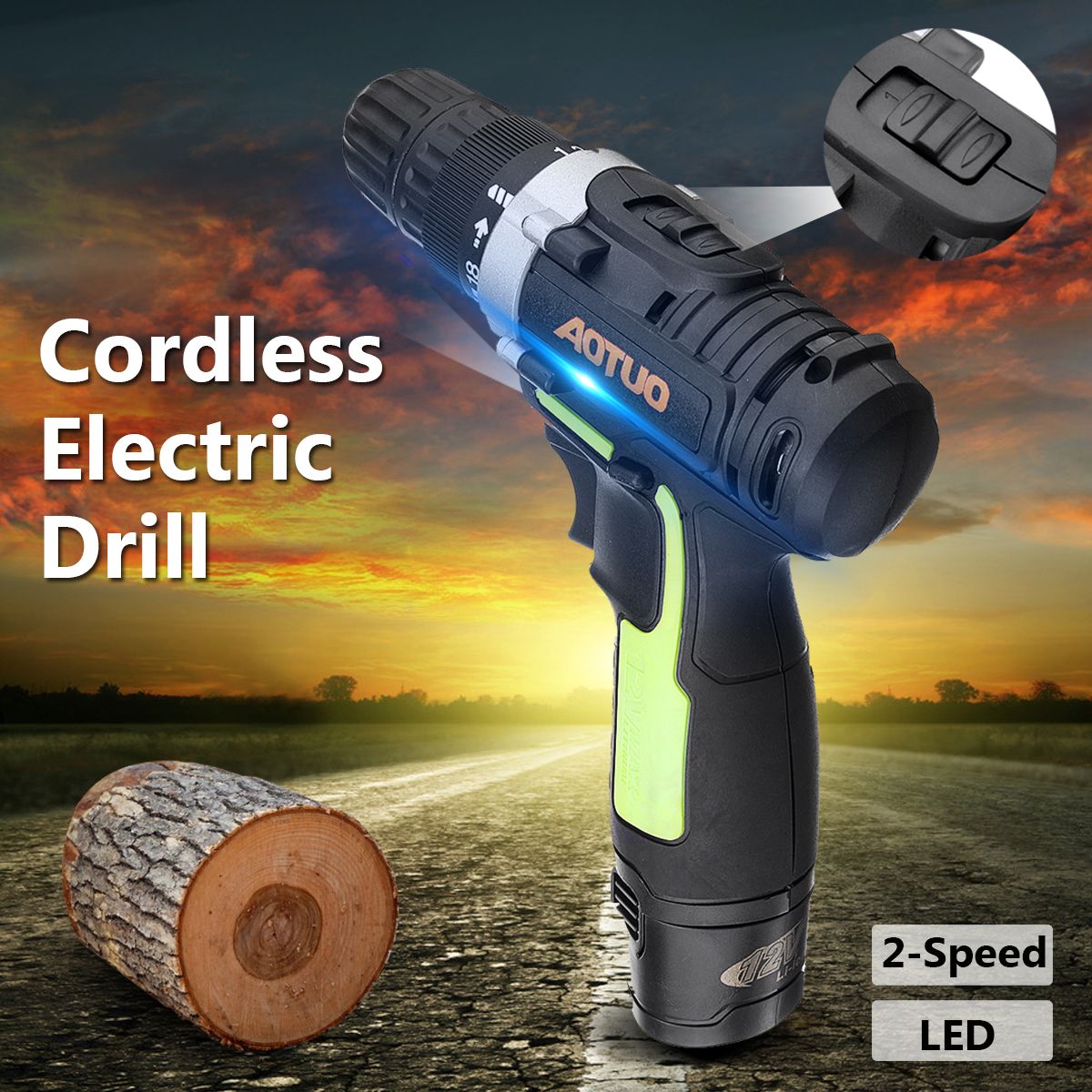 AOTUO-12V-Li-Ion-Cordless-Power-Drills-Driver-Rechargeable-Screwdriver-2-Speed-LED-light-1269234
