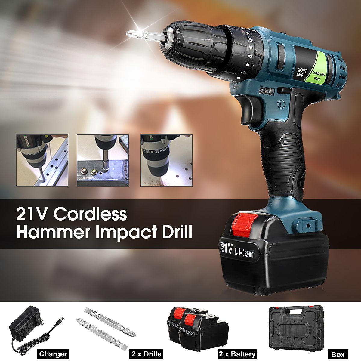 Adjustable-21V-Rechargeable-Cordless-Power-Impact-Drill-Electric-Screwdriver-with-2-Li-ion-Battery-1354629