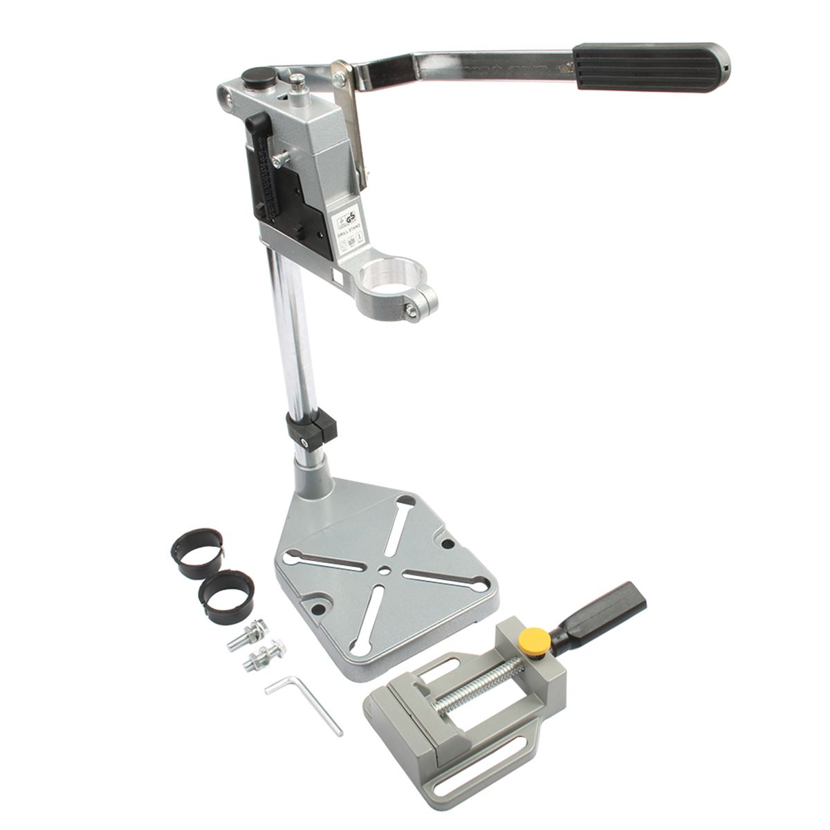 Aluminum-Drill-Stand-Holding-Holder-Bracket-Single-Head-Rack-Drill-Holder-Grinder-Accessories-For-Wo-1760076