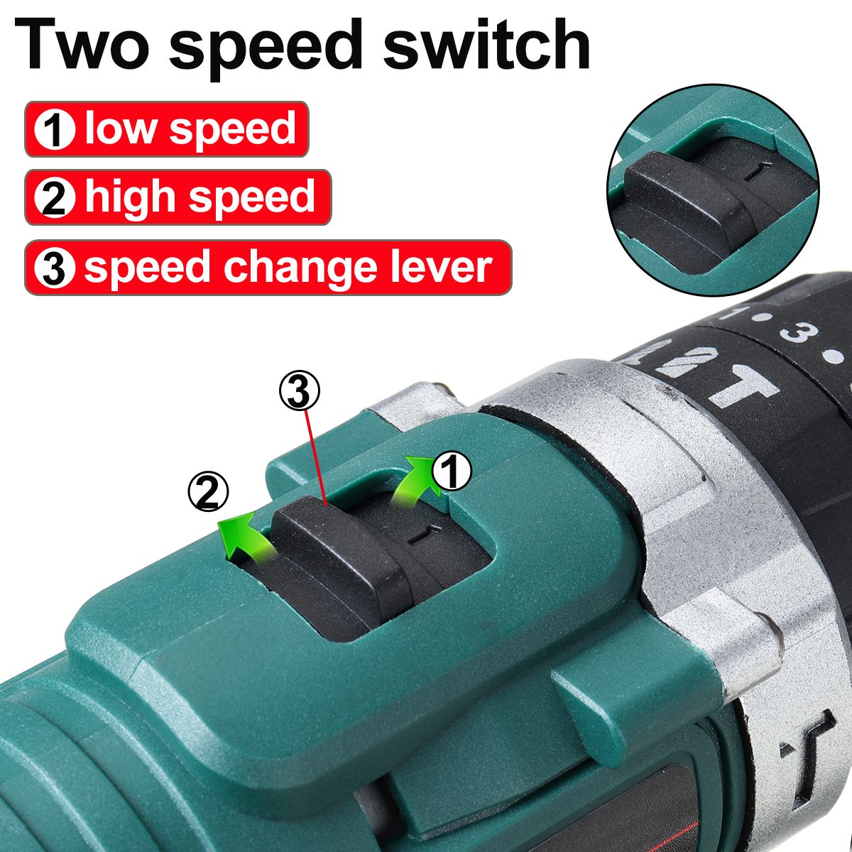 Cordless-Brushless-Hammer-Impact-Drill-Driver-HighLow-Speed-2-Battery-Set-1662831