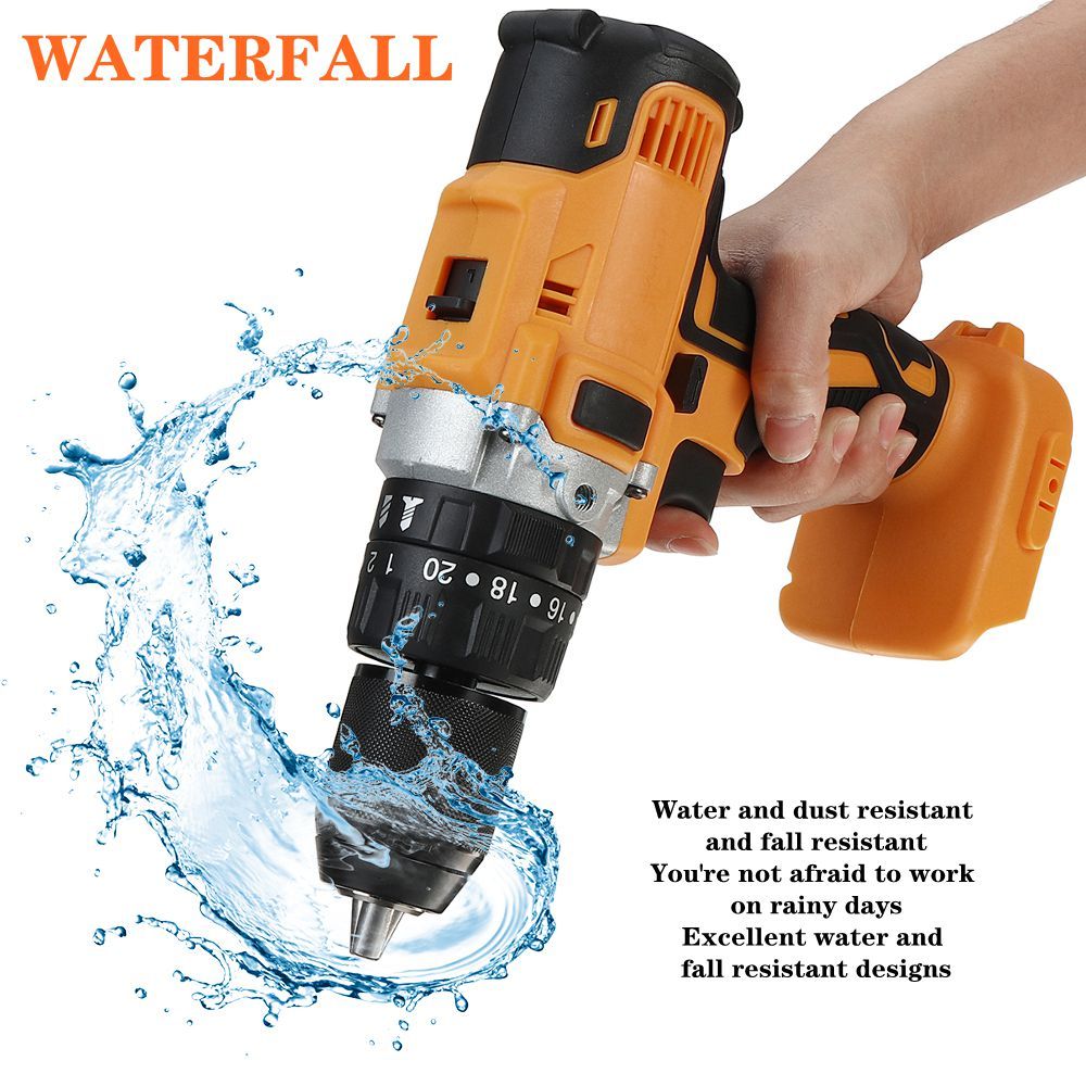 Dual-Speed-Brushed-Impact-Drill-13mm-Chuck-Rechargeable-Electric-Screwdriver-for-Makita-18V-Battery-1759775