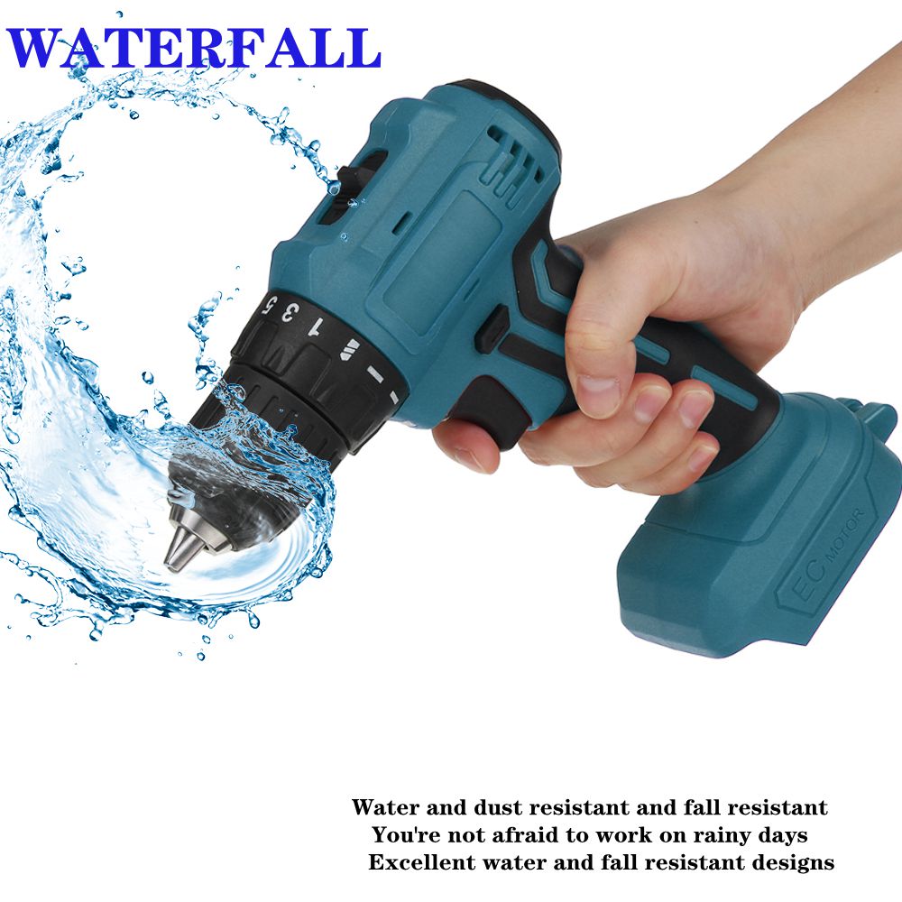 Dual-Speed-Brushless-Electric-Drill-1013mm-Chuck-Rechargeable-Electric-Screwdriver-for-Makita-18V-Ba-1758443