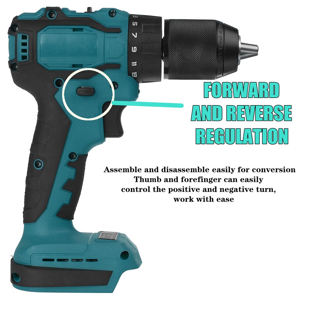 Dual-Speed-Brushless-Electric-Drill-1013mm-Chuck-Rechargeable-Electric-Screwdriver-for-Makita-18V-Ba-1758626