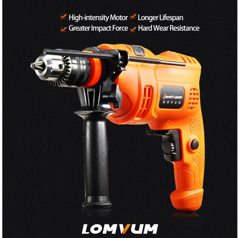 LOMVUM-600W-Electric-Impact-Drill-Hammer-Screwdriver-Home-Power-Rotary-Tools-DIY-1481761