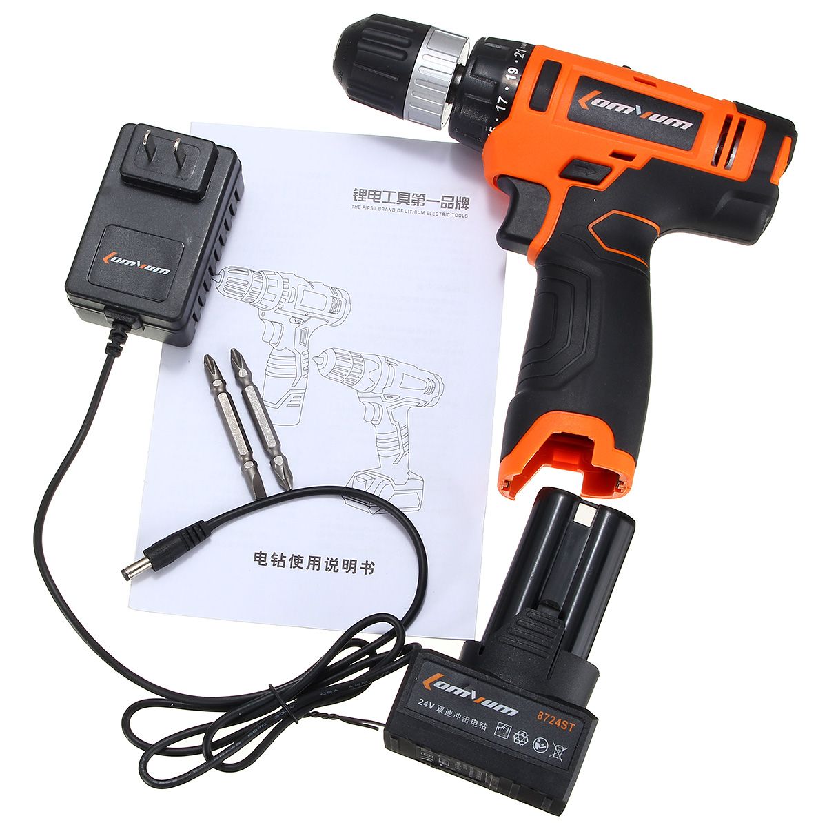 Lomvum-8724S-24V-Electric-Drill-Power-Drill-5060Hz-Two-Speed-Power-Drills-Tool-1130251