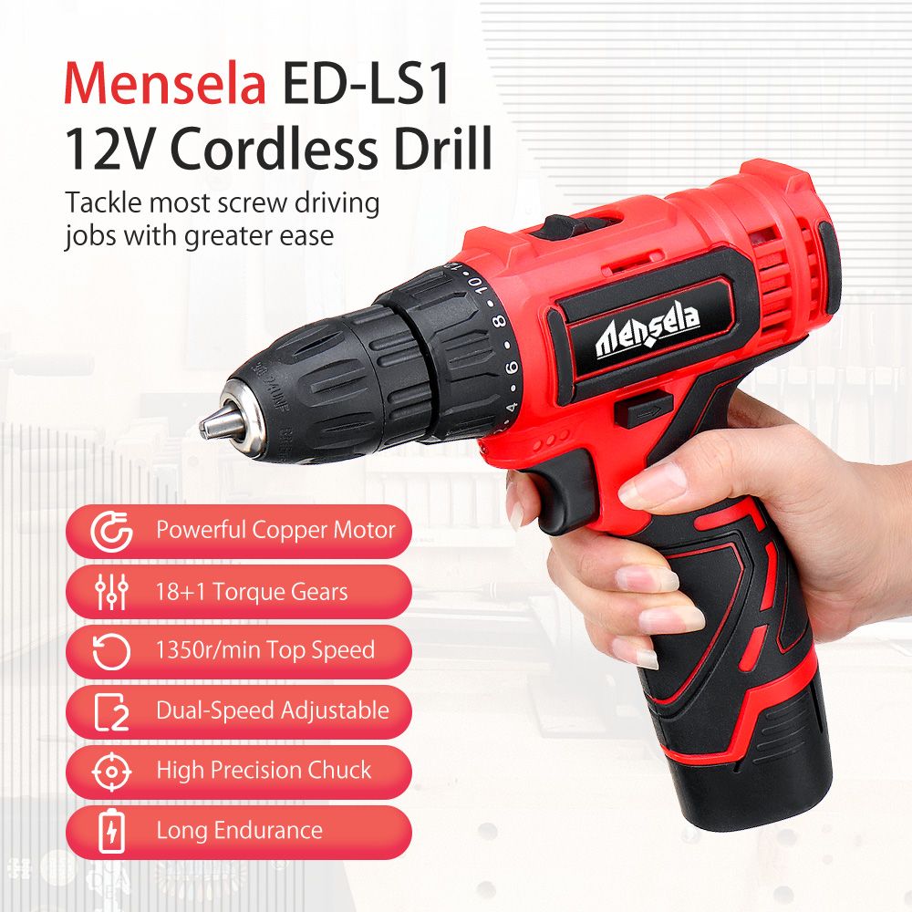 Mensela-ED-LS1-12V-MAX-Cordless-Drill-Driver-Double-Speed-Power-Drills-With-LED-Lighting-12Pcs-15Ah--1741580